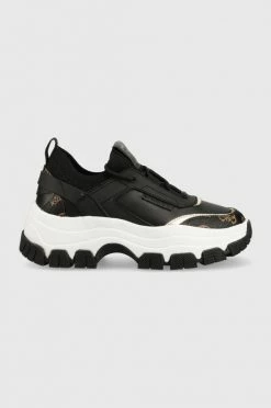 Γυναικεία Sneakers Αθλητικά Guess , χρώμα: μαύρο