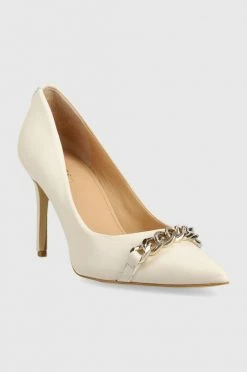 Γυναικεία Τακούνια Δερμάτινες γόβες Guess Pinta μπεζ -Guess Κατάστημα unnamed file 1004