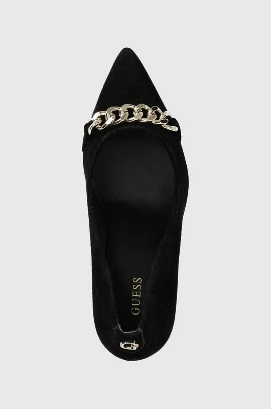 Γυναικεία Τακούνια Γόβες σουέτ Guess χρώμα: μαύρο 6 Γυναικεία Τακούνια Γόβες σουέτ Guess χρώμα: μαύρο - Image 4