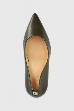 Γυναικεία Τακούνια Δερμάτινες γόβες Guess χρώμα: πράσινο -Guess Κατάστημα unnamed file 1040