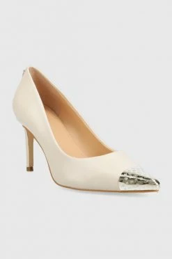 Γυναικεία Τακούνια Δερμάτινες γόβες Guess Aloma μπεζ -Guess Κατάστημα unnamed file 1078