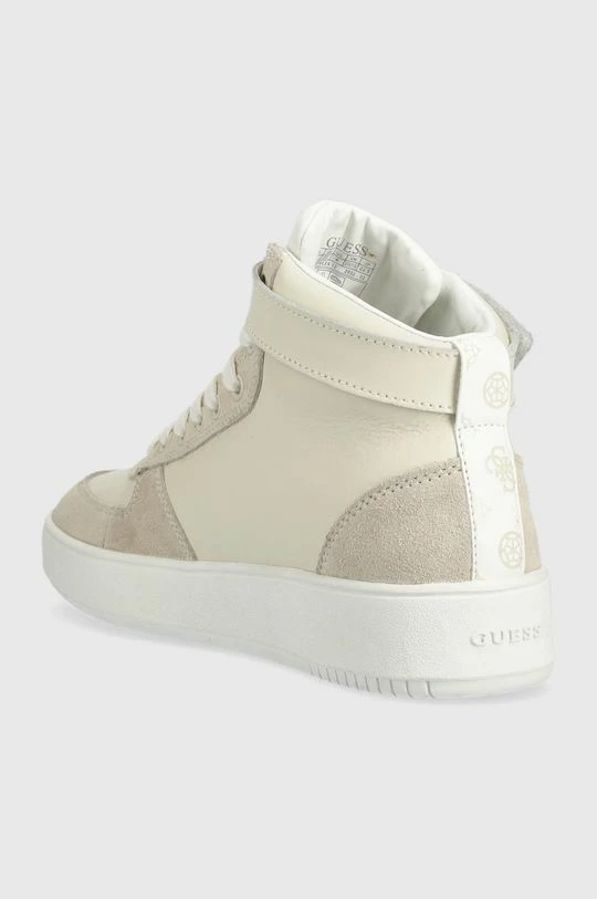 Γυναικεία Sneakers Δερμάτινα αθλητικά παπούτσια Guess Vyves μπεζ 5 Γυναικεία Sneakers Δερμάτινα αθλητικά παπούτσια Guess Vyves μπεζ - Image 3
