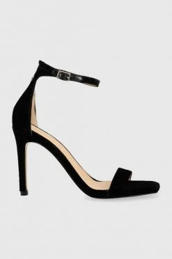 Γυναικεία Πέδιλα με τακούνι Σανδάλια Guess Devon2 μαύρο