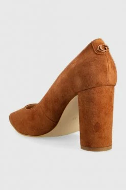 Γυναικεία Χαμηλά τακούνια Γοβάκια σουέτ Guess Bettey καφέ -Guess Κατάστημα unnamed file 1182