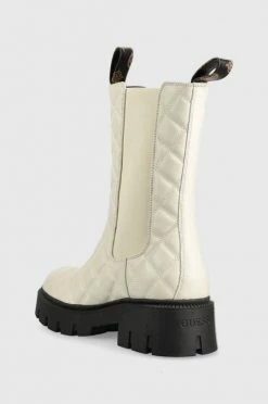 Γυναικεία Μποτάκια Δερμάτινες μπότες τσέλσι Guess Serlen χρώμα: μπεζ -Guess Κατάστημα unnamed file 1192