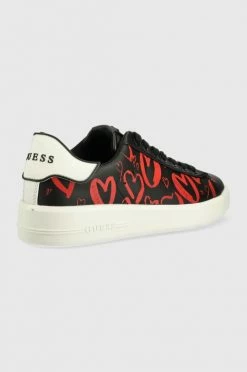 Γυναικεία Sneakers Δερμάτινα αθλητικά παπούτσια Guess Rockie μαύρο 8 Γυναικεία Sneakers Δερμάτινα αθλητικά παπούτσια Guess Rockie μαύρο -Guess Κατάστημα unnamed file 1260