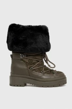 Γυναικεία Μπότες χιονιού Guess χρώμα: πράσινο