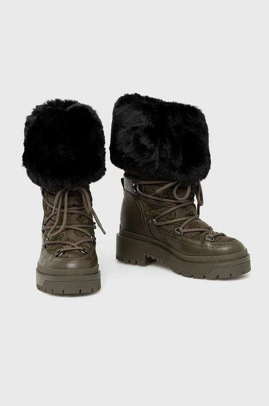 Γυναικεία Μπότες χιονιού Guess χρώμα: πράσινο 4 Γυναικεία Μπότες χιονιού Guess χρώμα: πράσινο - Image 2