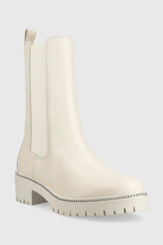 Γυναικεία Μποτάκια Δερμάτινες μπότες τσέλσι Guess γυναικείες, χρώμα: μπεζ 4 Γυναικεία Μποτάκια Δερμάτινες μπότες τσέλσι Guess γυναικείες, χρώμα: μπεζ - Image 2