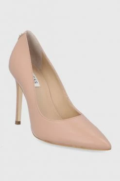 Γυναικεία Τακούνια Δερμάτινες μπότες Τσέλσι Guess μπεζ -Guess Κατάστημα unnamed file 1430