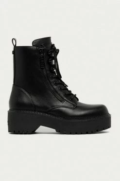 Γυναικεία Guess Jeans - Μποτάκια εργασίας μαύρο