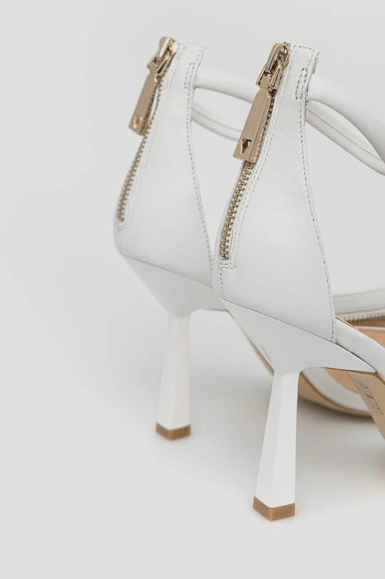 Γυναικεία Πέδιλα με τακούνι Δερμάτινα σανδάλια Guess Jeomie άσπρο 7 Γυναικεία Πέδιλα με τακούνι Δερμάτινα σανδάλια Guess Jeomie άσπρο - Image 5