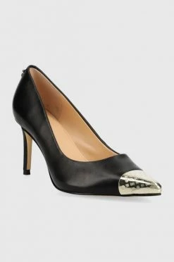 Γυναικεία Τακούνια Δερμάτινες γόβες Guess Aloma μαύρο -Guess Κατάστημα unnamed file 1480