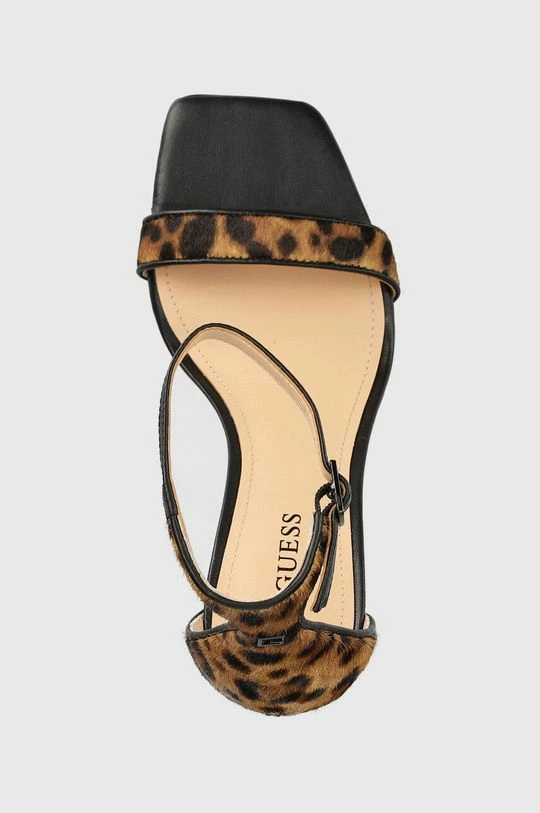 Γυναικεία Πέδιλα με τακούνι Δερμάτινα σανδάλια Guess Devonp καφέ 6 Γυναικεία Πέδιλα με τακούνι Δερμάτινα σανδάλια Guess Devonp καφέ - Image 4