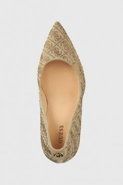 Γυναικεία Τακούνια Ψηλοτάκουνα παπούτσια Guess Pierae χρυσαφί -Guess Κατάστημα unnamed file 1540