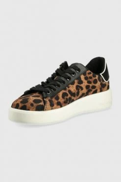 Γυναικεία Sneakers Αθλητικά Guess Rockie καφέ -Guess Κατάστημα unnamed file 1549