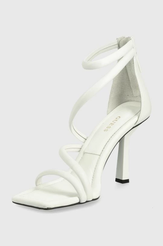 Γυναικεία Πέδιλα με τακούνι Δερμάτινα σανδάλια Guess Leance άσπρο 5 Γυναικεία Πέδιλα με τακούνι Δερμάτινα σανδάλια Guess Leance άσπρο - Image 3