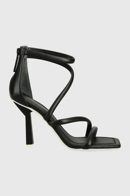 Γυναικεία Πέδιλα με τακούνι Δερμάτινα σανδάλια Guess Leance μαύρο 3 Γυναικεία Πέδιλα με τακούνι Δερμάτινα σανδάλια Guess Leance μαύρο