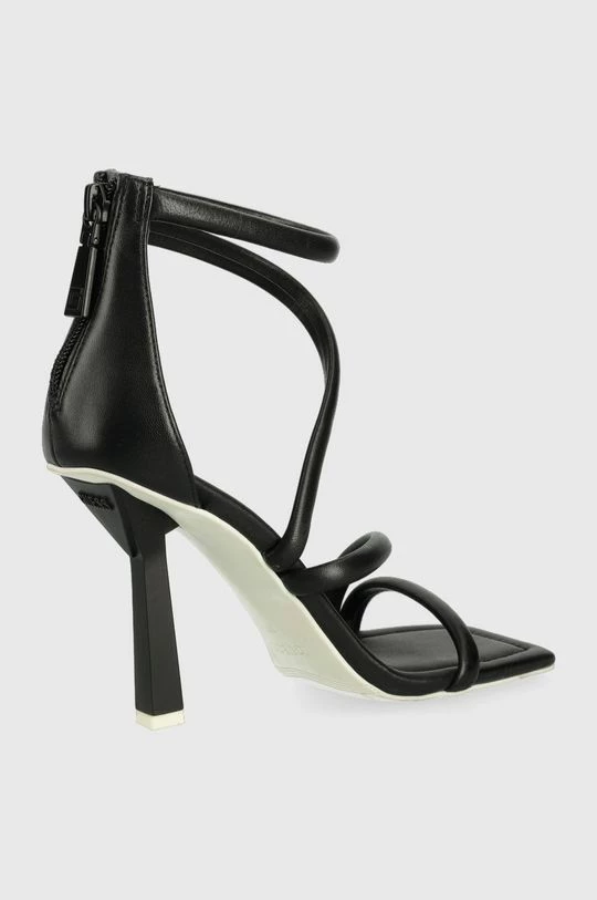 Γυναικεία Πέδιλα με τακούνι Δερμάτινα σανδάλια Guess Leance μαύρο 4 Γυναικεία Πέδιλα με τακούνι Δερμάτινα σανδάλια Guess Leance μαύρο - Image 2