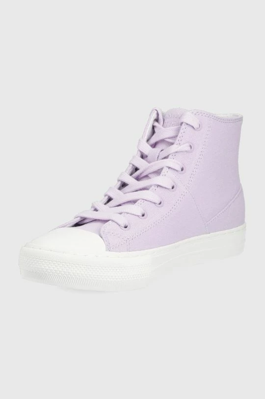 Γυναικεία Ψηλά Πάνινα παπούτσια Guess Prinze μοβ 5 Γυναικεία Ψηλά Πάνινα παπούτσια Guess Prinze μοβ - Image 3