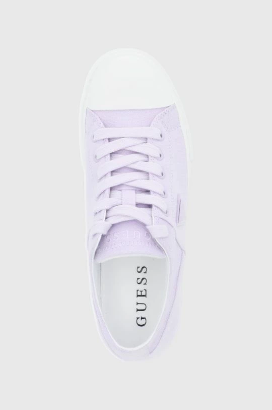 Γυναικεία Χαμηλά Πάνινα παπούτσια Guess Pranze χρώμα: μοβ 6 Γυναικεία Χαμηλά Πάνινα παπούτσια Guess Pranze χρώμα: μοβ - Image 4