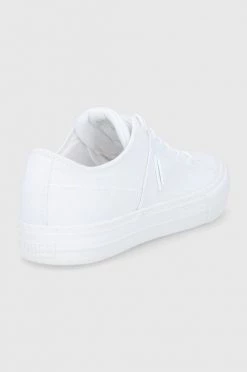 Γυναικεία Χαμηλά Πάνινα παπούτσια Guess Pranze χρώμα: άσπρο -Guess Κατάστημα unnamed file 1799