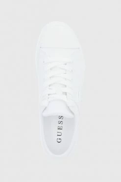 Γυναικεία Χαμηλά Πάνινα παπούτσια Guess Pranze χρώμα: άσπρο -Guess Κατάστημα unnamed file 1800
