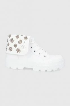 Γυναικεία Μποτάκια Πάνινα παπούτσια Guess χρώμα: άσπρο 9 Γυναικεία Μποτάκια Πάνινα παπούτσια Guess χρώμα: άσπρο -Guess Κατάστημα unnamed file 1876