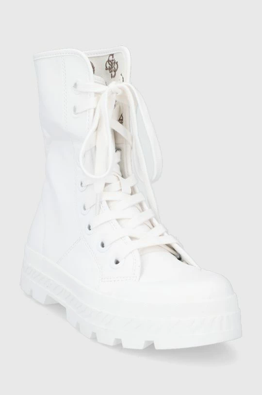 Γυναικεία Μποτάκια Πάνινα παπούτσια Guess χρώμα: άσπρο 5 Γυναικεία Μποτάκια Πάνινα παπούτσια Guess χρώμα: άσπρο - Image 3