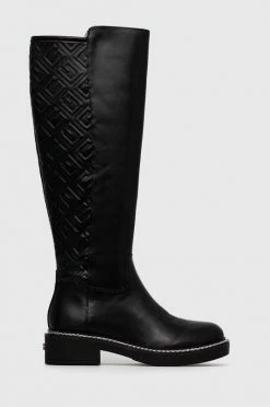 Γυναικεία Μπότες Guess χρώμα: μαύρο
