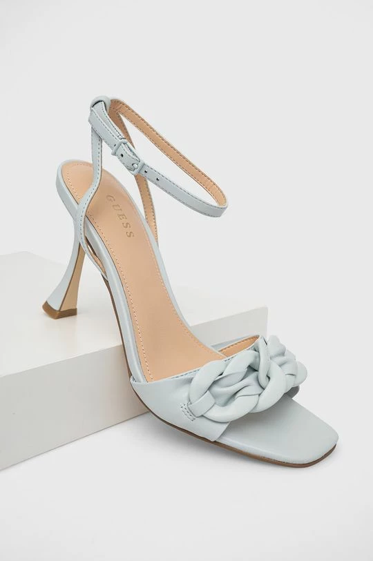 Γυναικεία Πέδιλα με τακούνι Δερμάτινα σανδάλια Guess Heaton ανοιχτό μπλε 4 Γυναικεία Πέδιλα με τακούνι Δερμάτινα σανδάλια Guess Heaton ανοιχτό μπλε - Image 2