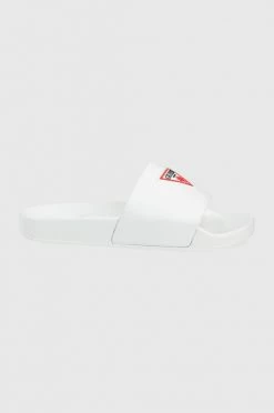 Γυναικεία Σαγιονάρες Παντόφλες Guess χρώμα: άσπρο