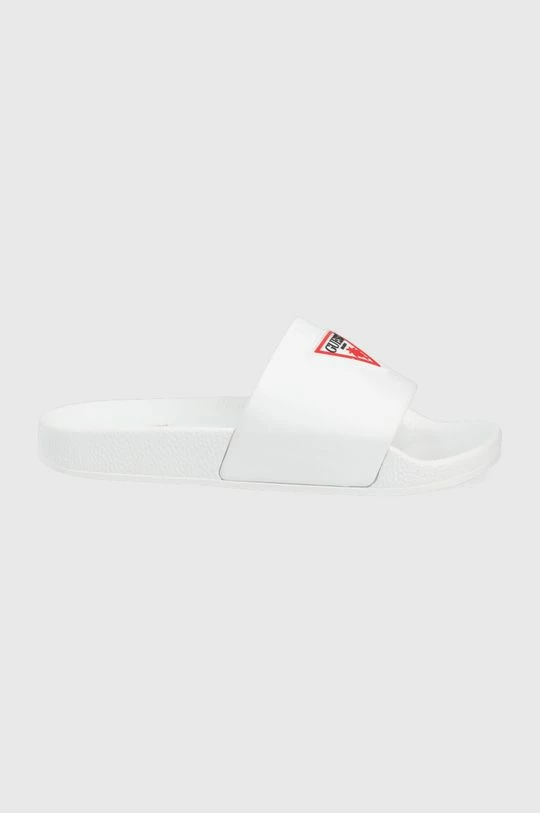 Γυναικεία Σαγιονάρες Παντόφλες Guess χρώμα: άσπρο 3 Γυναικεία Σαγιονάρες Παντόφλες Guess χρώμα: άσπρο