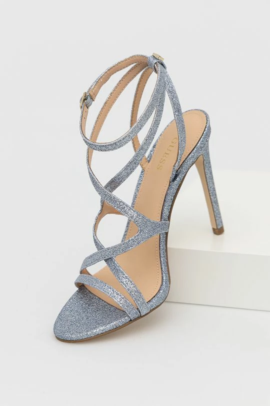 Γυναικεία Πέδιλα με τακούνι Σανδάλια Guess Fennela ασημί 4 Γυναικεία Πέδιλα με τακούνι Σανδάλια Guess Fennela ασημί - Image 2