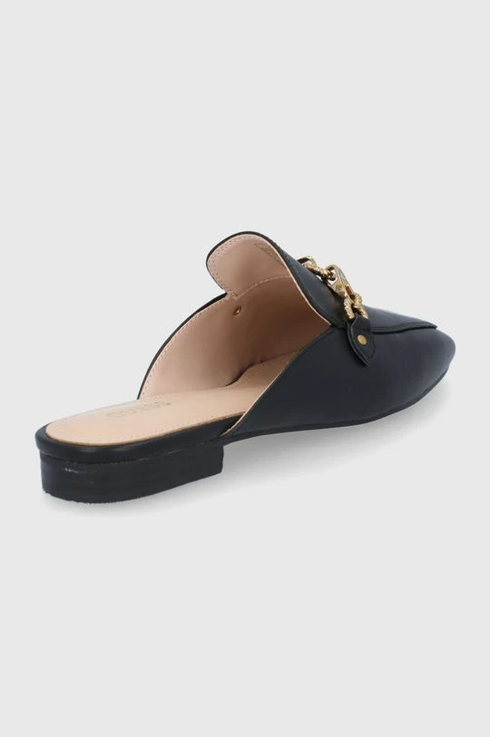 Γυναικεία Σαγιονάρες Δερμάτινα μοκασίνια Guess Marisa χρώμα: μαύρο 5 Γυναικεία Σαγιονάρες Δερμάτινα μοκασίνια Guess Marisa χρώμα: μαύρο - Image 3