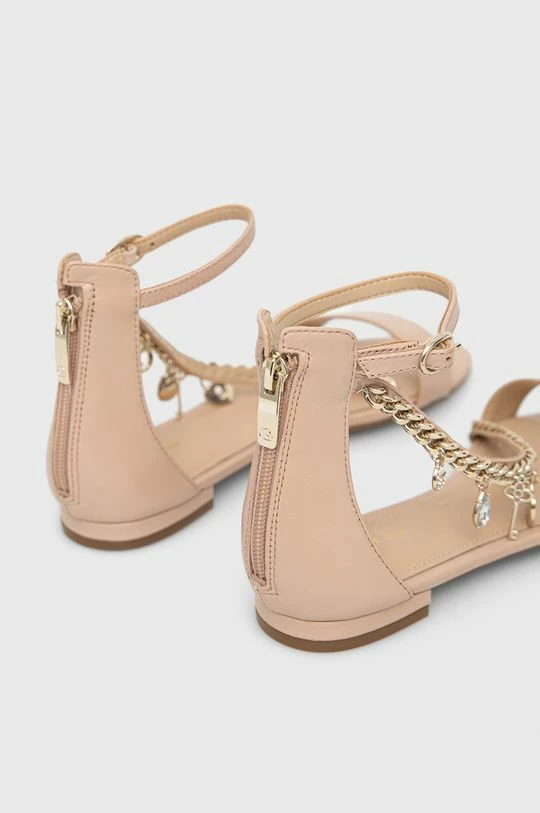 Γυναικεία Σανδάλια Δερμάτινα σανδάλια Guess Radhika χρώμα: μπεζ 5 Γυναικεία Σανδάλια Δερμάτινα σανδάλια Guess Radhika χρώμα: μπεζ - Image 3