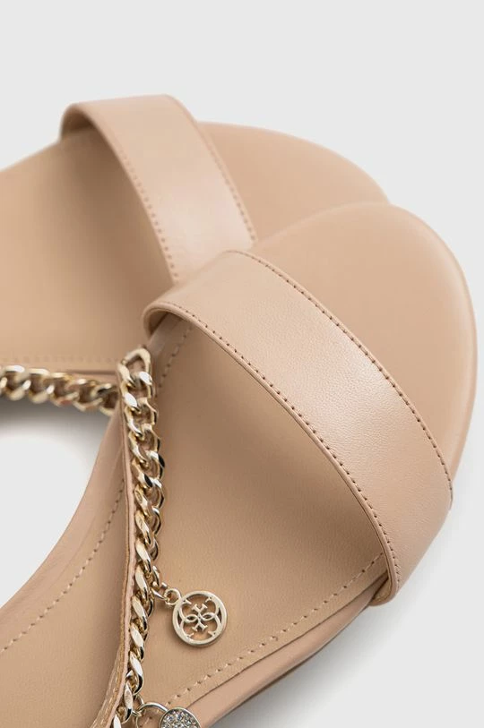 Γυναικεία Σανδάλια Δερμάτινα σανδάλια Guess Radhika χρώμα: μπεζ 7 Γυναικεία Σανδάλια Δερμάτινα σανδάλια Guess Radhika χρώμα: μπεζ - Image 5
