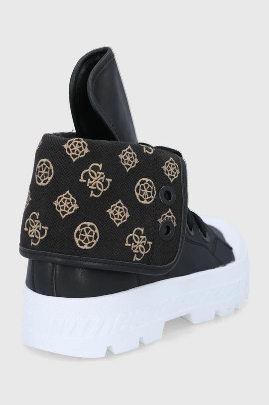 Γυναικεία Ψηλά Πάνινα παπούτσια Guess χρώμα: μαύρο 5 Γυναικεία Ψηλά Πάνινα παπούτσια Guess χρώμα: μαύρο - Image 3