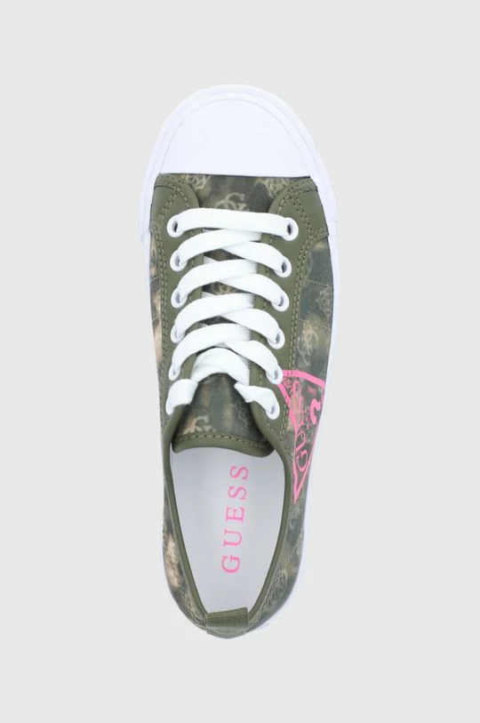 Γυναικεία Χαμηλά Πάνινα παπούτσια Guess χρώμα: πράσινο 6 Γυναικεία Χαμηλά Πάνινα παπούτσια Guess χρώμα: πράσινο - Image 4