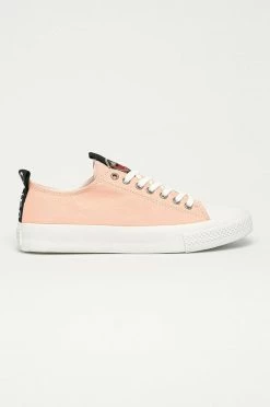 Γυναικεία Χαμηλά Guess - Πάνινα παπούτσια ροζ