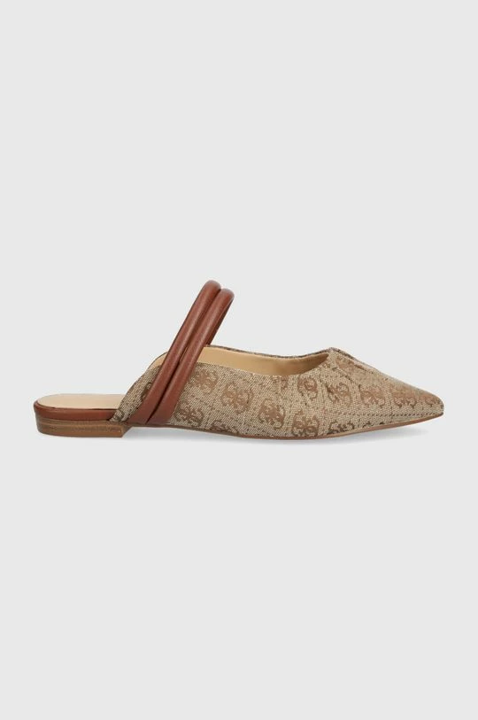 Γυναικεία Σαγιονάρες Παντόφλες Guess Vivianas μπεζ 3 Γυναικεία Σαγιονάρες Παντόφλες Guess Vivianas μπεζ