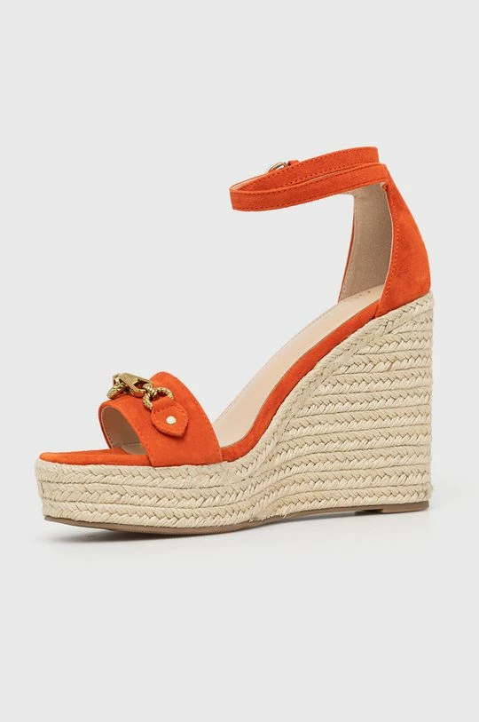 Γυναικεία Πέδιλα με τακούνι Σανδάλια σουέτ Guess Wendy χρώμα: πορτοκαλί 4 Γυναικεία Πέδιλα με τακούνι Σανδάλια σουέτ Guess Wendy χρώμα: πορτοκαλί - Image 2