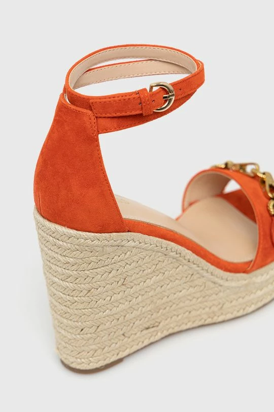 Γυναικεία Πέδιλα με τακούνι Σανδάλια σουέτ Guess Wendy χρώμα: πορτοκαλί 5 Γυναικεία Πέδιλα με τακούνι Σανδάλια σουέτ Guess Wendy χρώμα: πορτοκαλί - Image 3