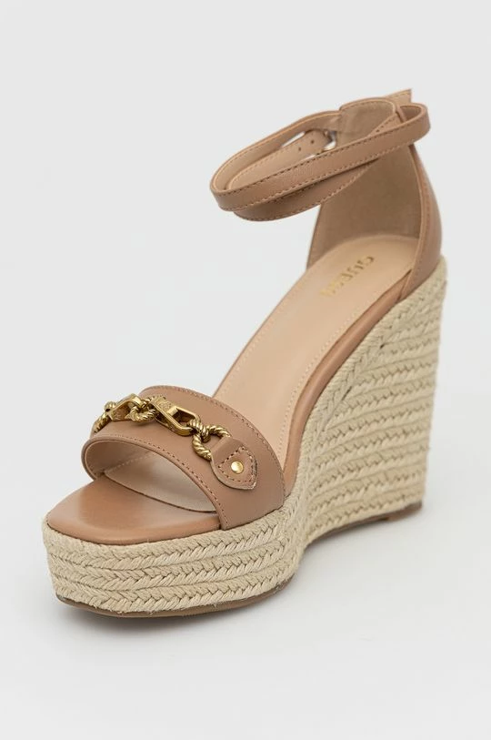 Γυναικεία Πέδιλα με τακούνι Δερμάτινα σανδάλια Guess Wendy μπεζ 4 Γυναικεία Πέδιλα με τακούνι Δερμάτινα σανδάλια Guess Wendy μπεζ - Image 2