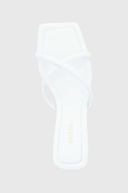 Γυναικεία Σαγιονάρες Δερμάτινες παντόφλες Guess Beinna χρώμα: άσπρο 6 Γυναικεία Σαγιονάρες Δερμάτινες παντόφλες Guess Beinna χρώμα: άσπρο - Image 4