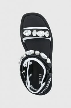 Γυναικεία Σανδάλια Guess Richard χρώμα: μαύρο -Guess Κατάστημα unnamed file 2173