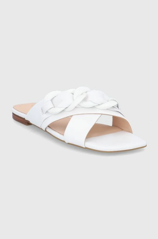 Γυναικεία Σαγιονάρες Δερμάτινες παντόφλες Guess Sameya χρώμα: άσπρο 4 Γυναικεία Σαγιονάρες Δερμάτινες παντόφλες Guess Sameya χρώμα: άσπρο - Image 2