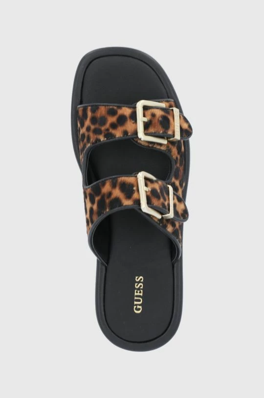 Γυναικεία Σαγιονάρες Παντόφλες Guess Ramod χρώμα: καφέ 6 Γυναικεία Σαγιονάρες Παντόφλες Guess Ramod χρώμα: καφέ - Image 4