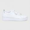 Γυναικεία Sneakers Guess - Δερμάτινα παπούτσια Guess - Δερμάτινα παπούτσια λευκό