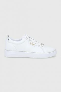 Γυναικεία Sneakers Guess - Δερμάτινα παπούτσια Guess - Δερμάτινα παπούτσια λευκό
